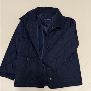 Janie and Jack Navy Quilted Jacket
